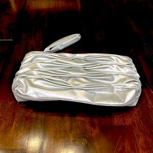 Elizabeth Arden night on the town clutch silver